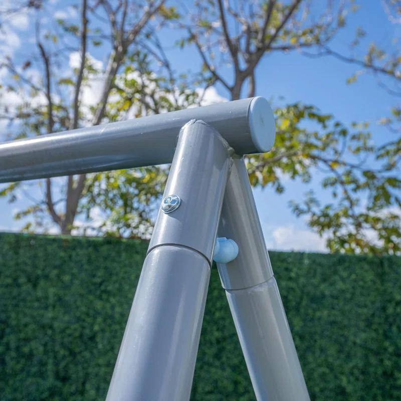 Sportspower Sportspower Shooting Star Metal Swing Set with Lifetime Warranty on 5' Double Wall Slide