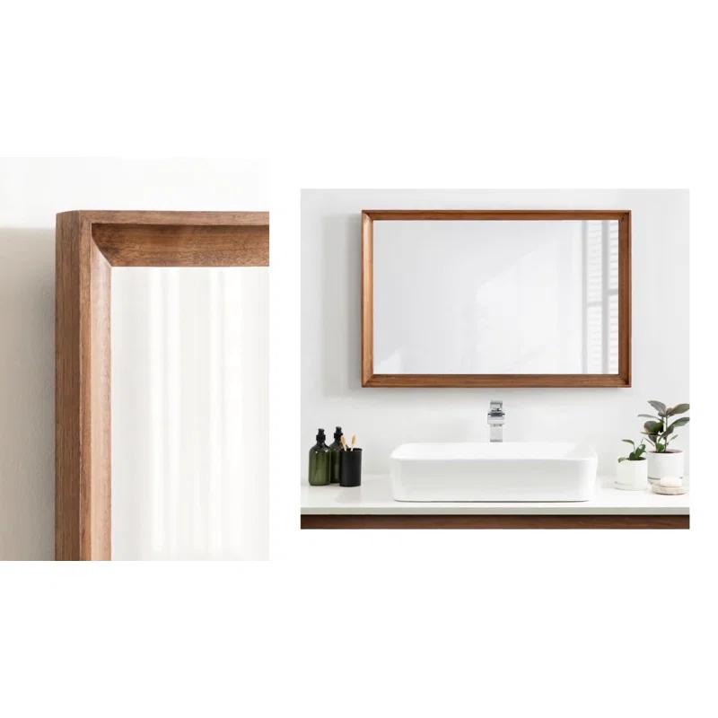 Branwell Wood Flat Mirror