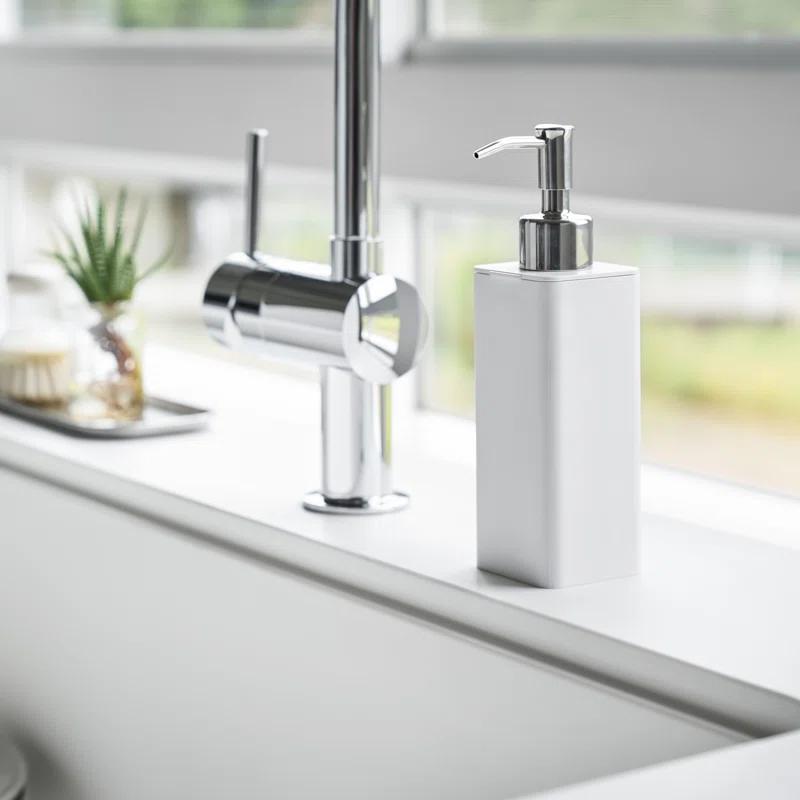 Yamazaki Home Yamazaki Home Refillable Hand Soap Dispenser With Pump, Bathroom, Kitchen, 8.5 fluid oz.
