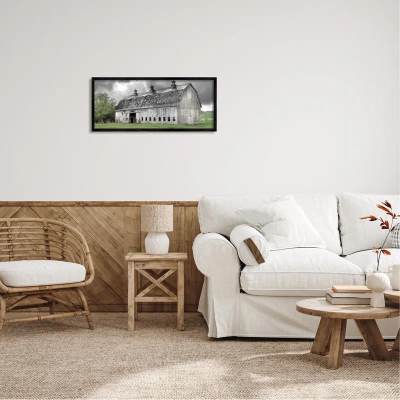 Stupell Industries " Farmland Barn Overhead Clouds " by Lori Deiter