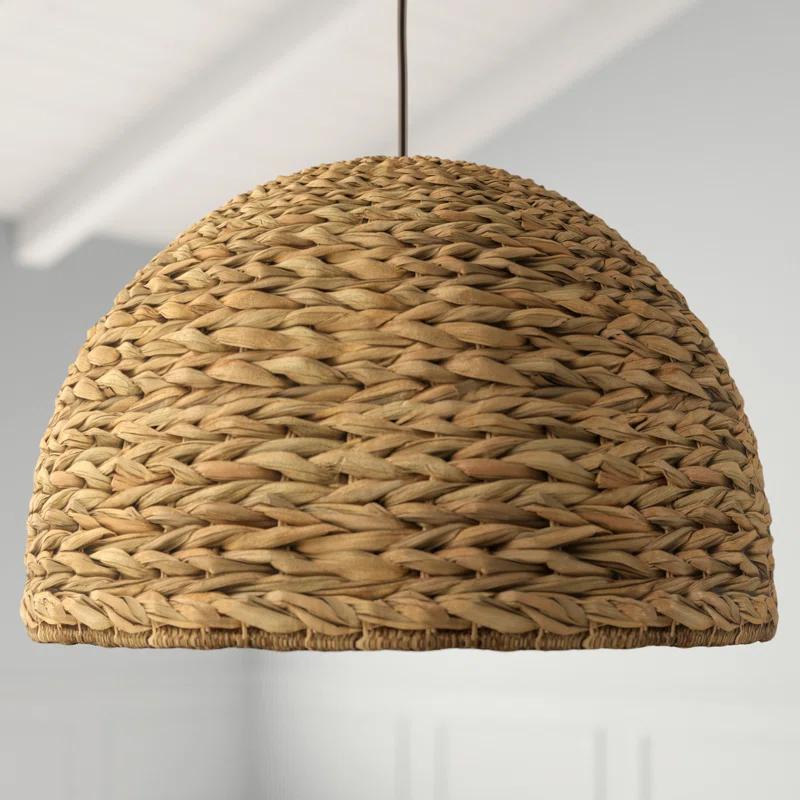 Shoreline Single Light Seagrass Pendant