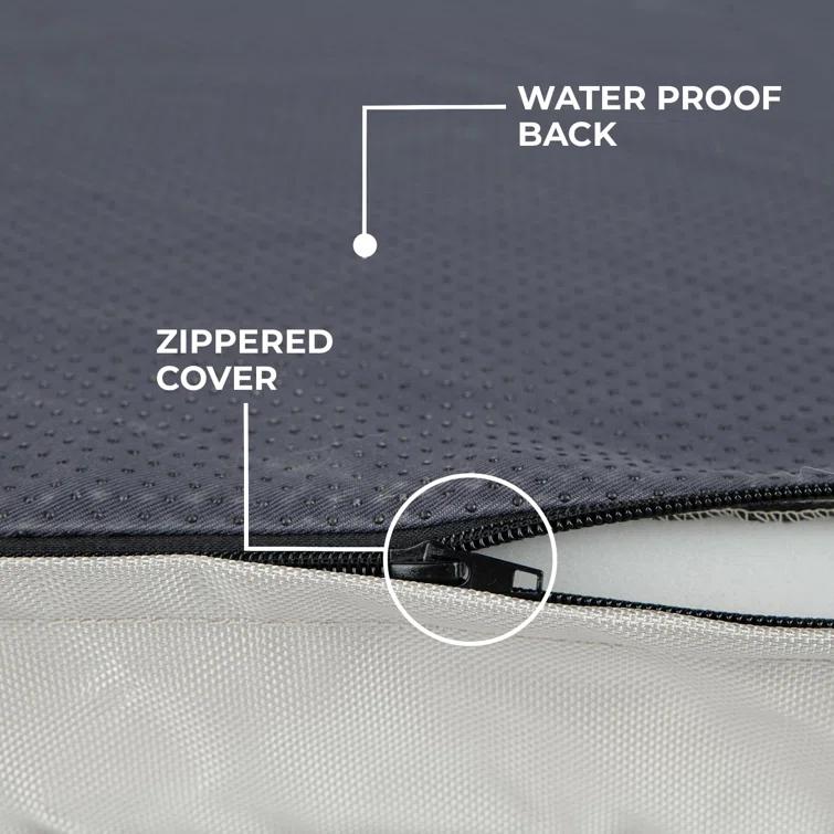 Best Pet Supplies Best Pet Supplies Dog Crate Mat with Waterproof Exterior, Orthopedic Foam, and Sherpa Cover