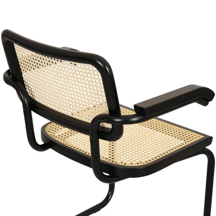 Breuer Chair Company Marcel Breuer Cesca Cane Cantilever Dining Armchair Arm Chair