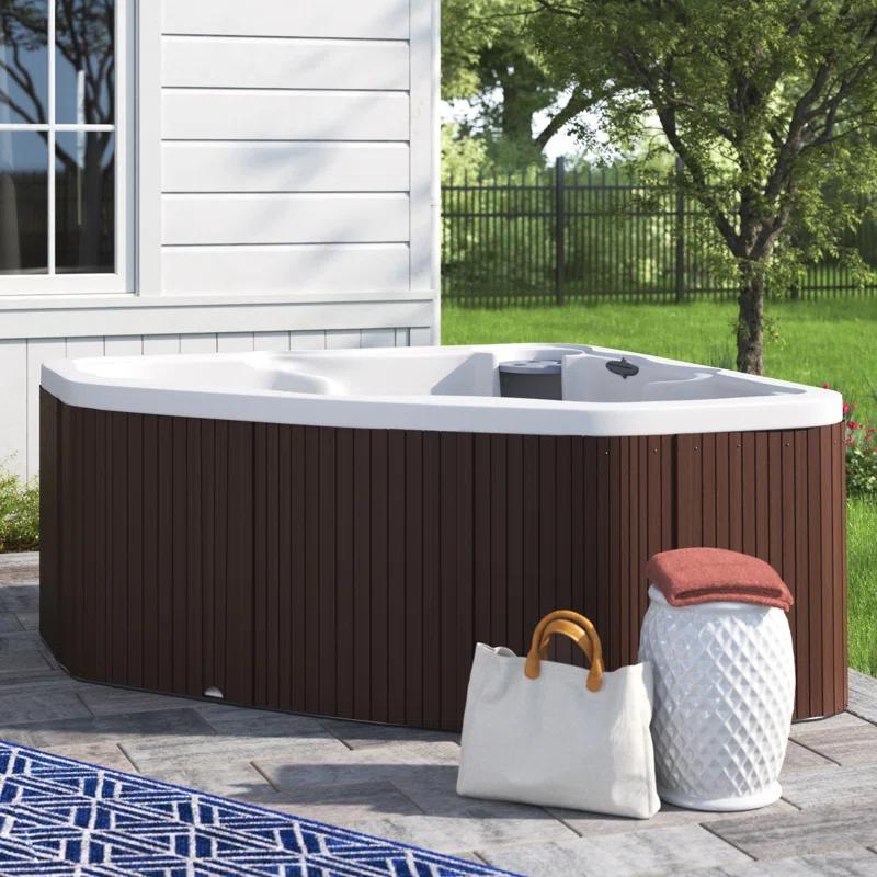 Lifesmart Spas LS300 Plus 110 Volt 2-Person 17-Jet Plug and Play Hot Tub with Ozonator