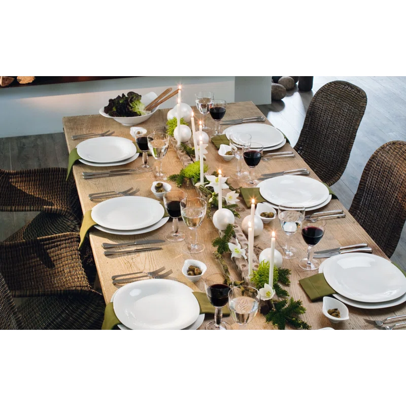 Villeroy & Boch Villeroy & Boch New Cottage Basic Round 4 Piece Place Setting, White