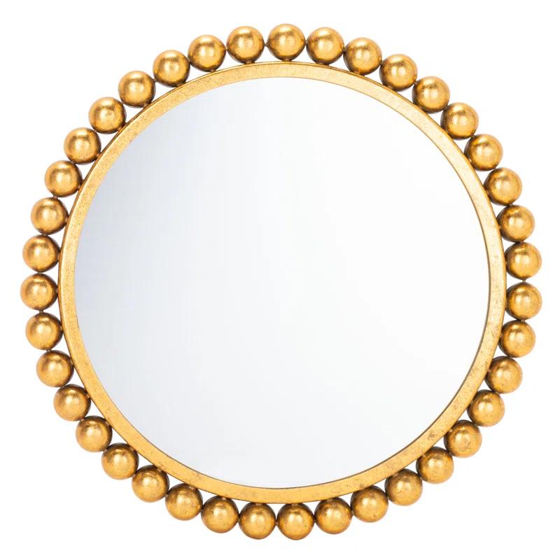 Everly Quinn Savoie Metal Flat Wall Mirror