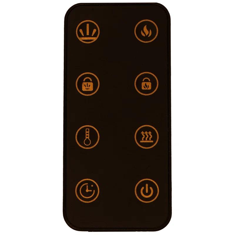 Cambridge Cambridge Wall Mount Electric Fireplace Heater with Remote Control for Indoor Use in Living Room, Bedroom, Home Office