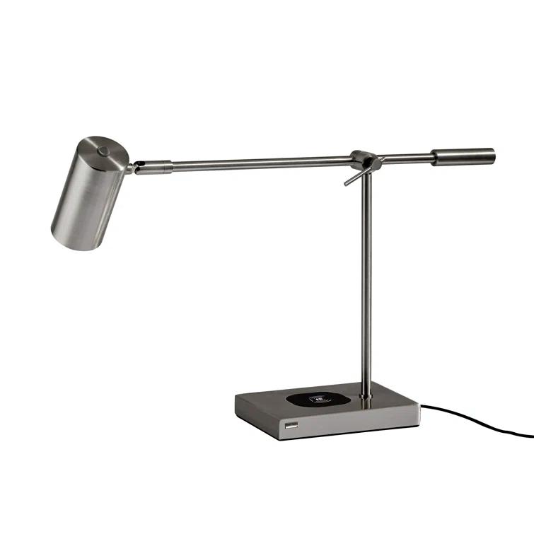 Flemings Adjustable Metal USB Desk Lamp