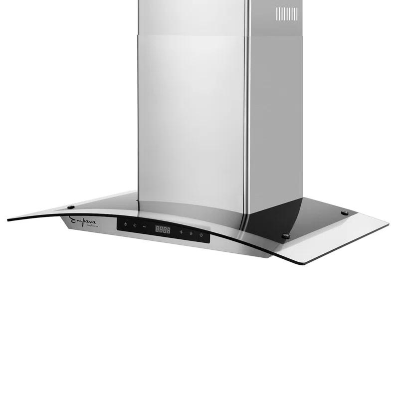 Empava Empava 30" Stainless Steel 400 CFM Convertible Wall Range Hood with Baffle Filter EMP-30RH06