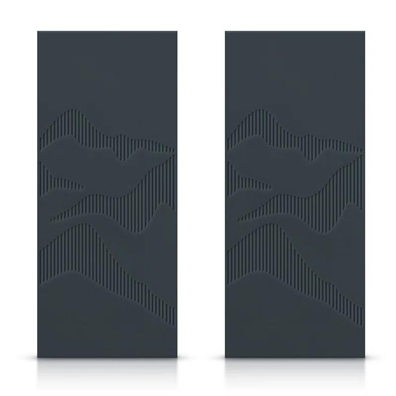 Calhome Hollow Paneled Painted Sliding Closet Doors