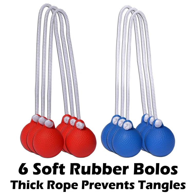 GoSports GoSports Indoor Outdoor Ladder Toss Game Set - Backyard Lawn Game - Rubber Bolos, Carrying Case and Score Trackers