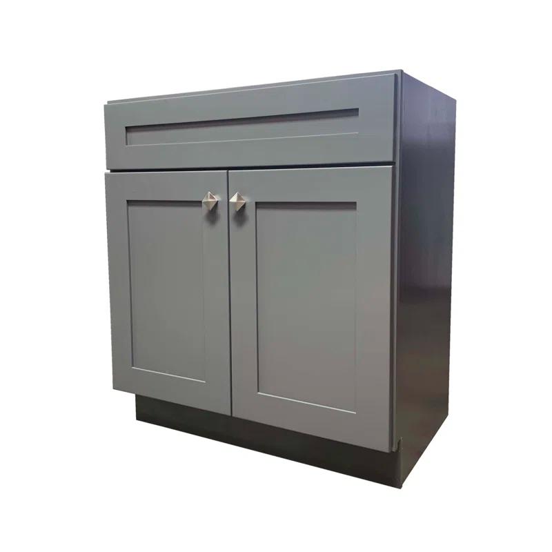 Niturra 36'' Single Bathroom Vanity Base Only in Gray