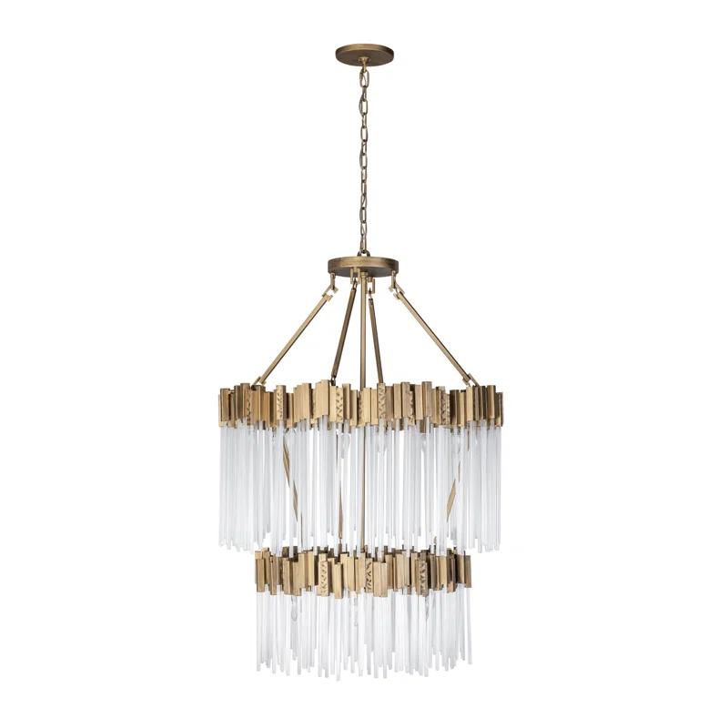 Varaluz Matrix 14 - Light Dimmable Tiered Chandelier