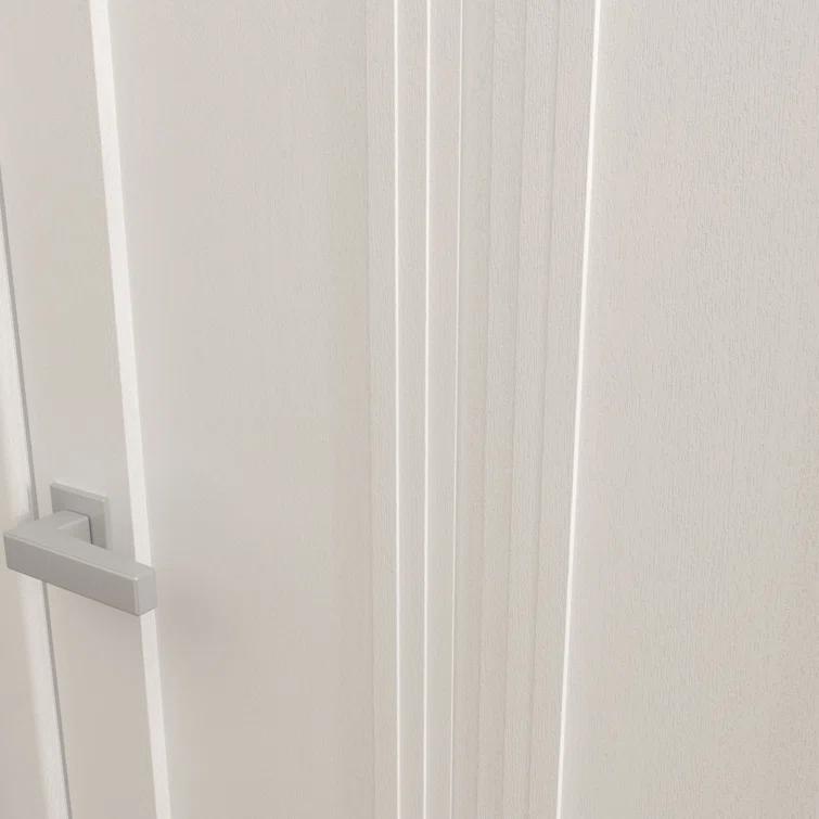 SARTODOORS Interior Solid French Door | Ego 5006 | Single Regular Panel Frame Handle | Bathroom Bedroom Modern Doors