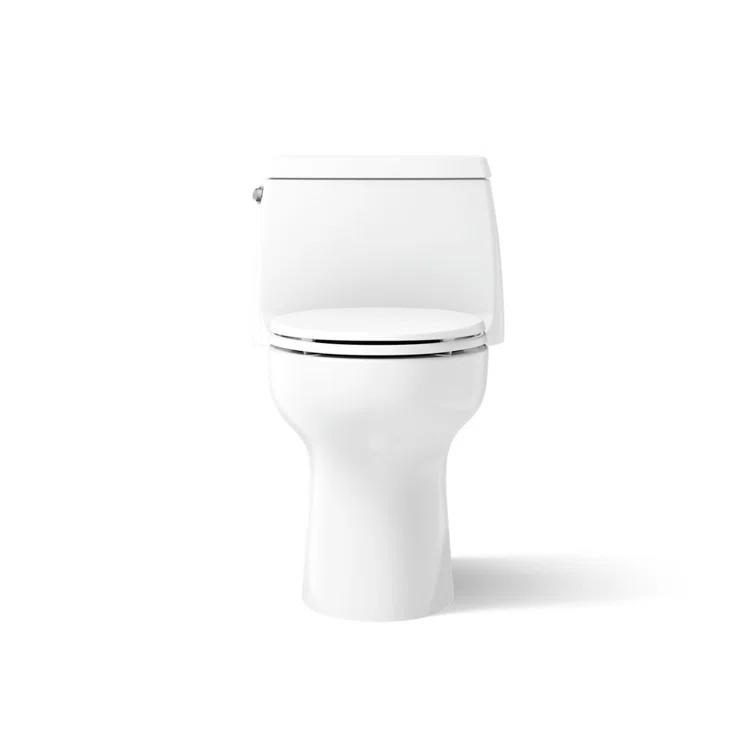 Kohler Santa Rosa Comfort Height One-Piece Compact Elongated 1.28 Gpf Toilet With Revolution 360 Swirl Flushing Technology And Continuousclean St K-30812-0