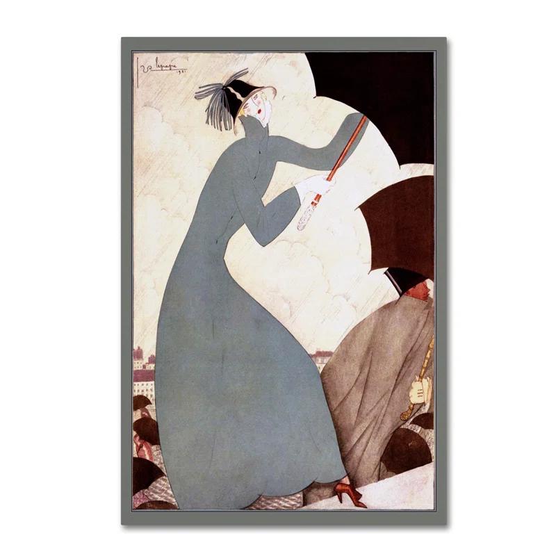 Trademark Fine Art " Fashion Women 31 " by Vintage Lavoie