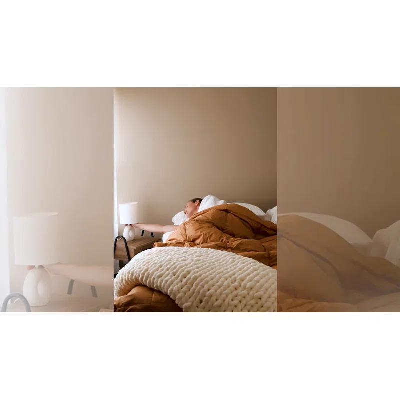 Puredown All Season Cotton Down Comforter/Duvet Insert