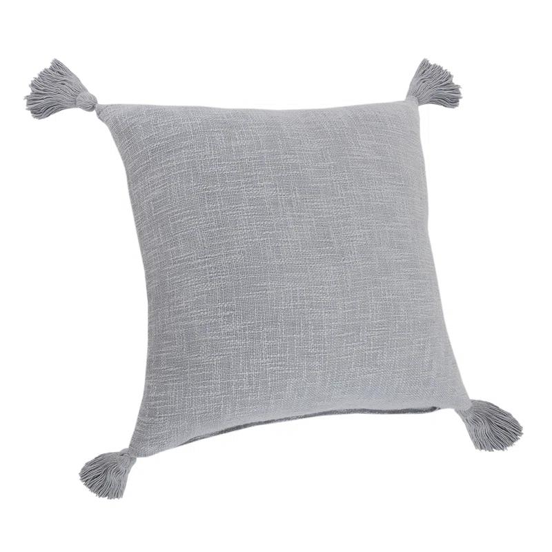 Rajani Home Finn Tassels Cotton Throw Pillow