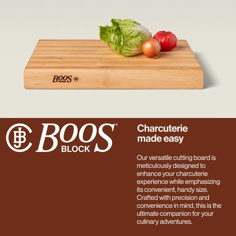 John Boos Wood Edge Grain Reversible Cutting Board