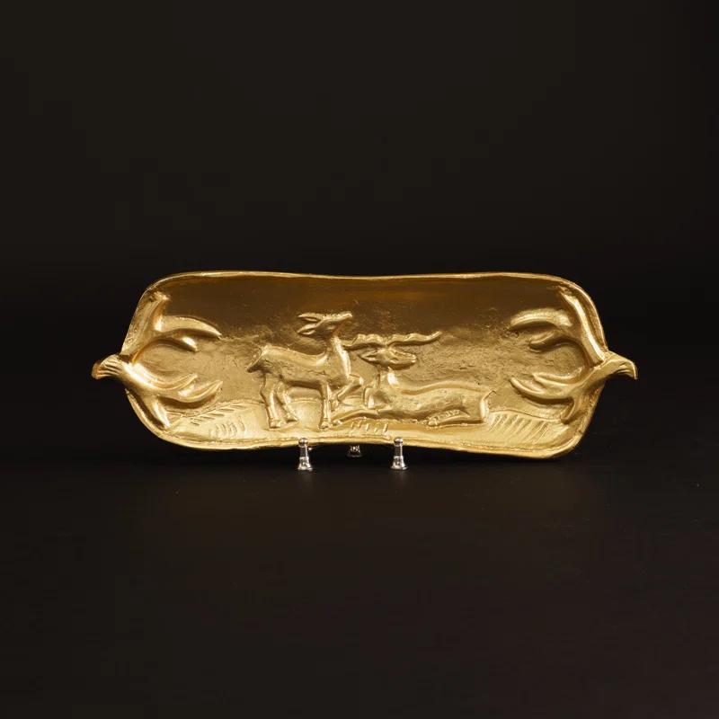India Handicrafts, Inc. Stainless Steel Tray