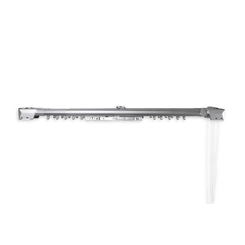 Symple Stuff Bembry Adjustable Center-Open/One-Way Double Curtain Rod