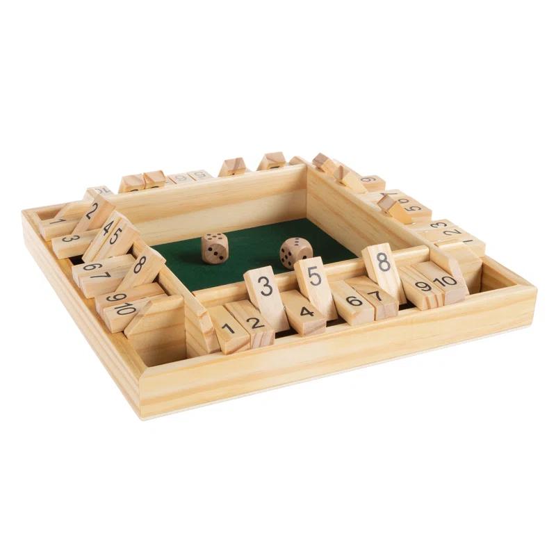 Hey! Play! Hey! Play! 4 Player Wood Mini Desktop Games