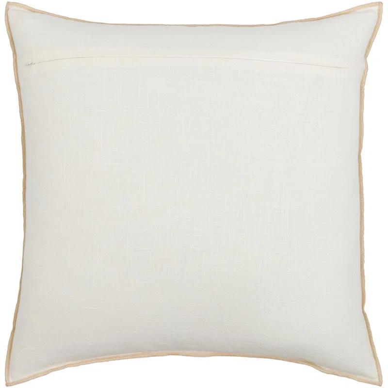 Livabliss Merrow Cotton Reversible Throw Pillow
