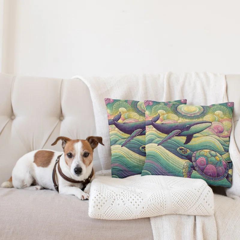 Ambesonne Reversible Pillow Cover (Set of 2)