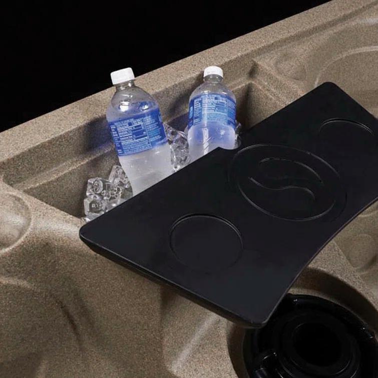 Aqualife® by Strong Spas® Ariana™ 6-Person 30-Jet Lounger Hot Tub Spa with Built-In Ice Bucket, 5 BHP 2-Speed Pump, LED Lighting, 4kW Stainless Steel Heater and Ozonator, Insulated Cover Included & Reviews | Wayfair
