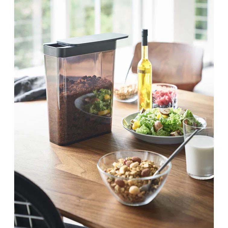 Yamazaki Home Yamazaki Home Dry Food Storage Container With Sliding Lid , Cereal, Grains, Pasta, Flour, 9.5 cups