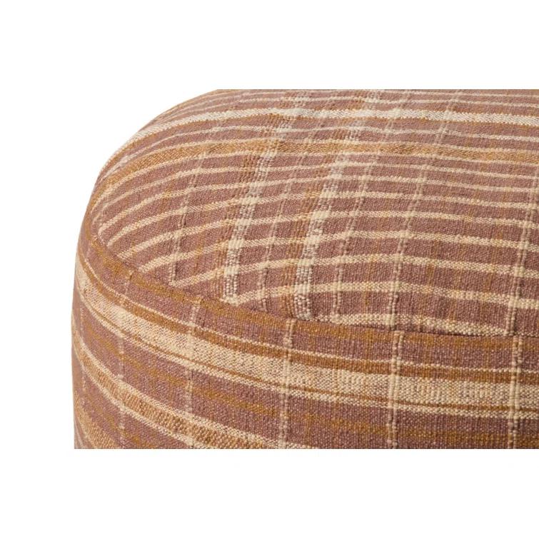 Wallace Pouf by Chris Loves Julia x Loloi - Clay