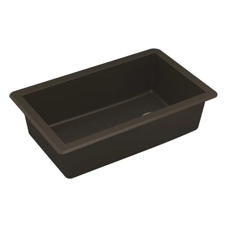Karran Undermount Quartz Composite 31-3/4'' X 19-1/4'' Single Bowl Kitchen Sink