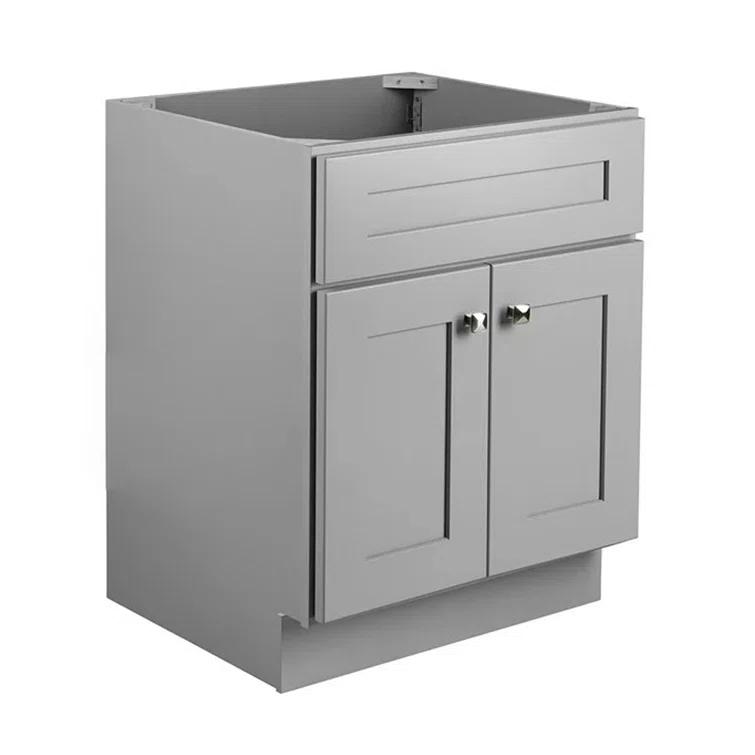 Design House Brookings 24 Inch Bathroom Vanity, Ready to Assemble, Solid Wood, Sherwin Williams – Design House, 587063