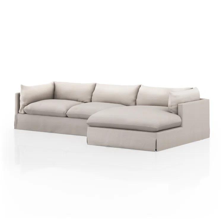 Reggio 2 - Piece Slipcovered Chaise L-Sectional