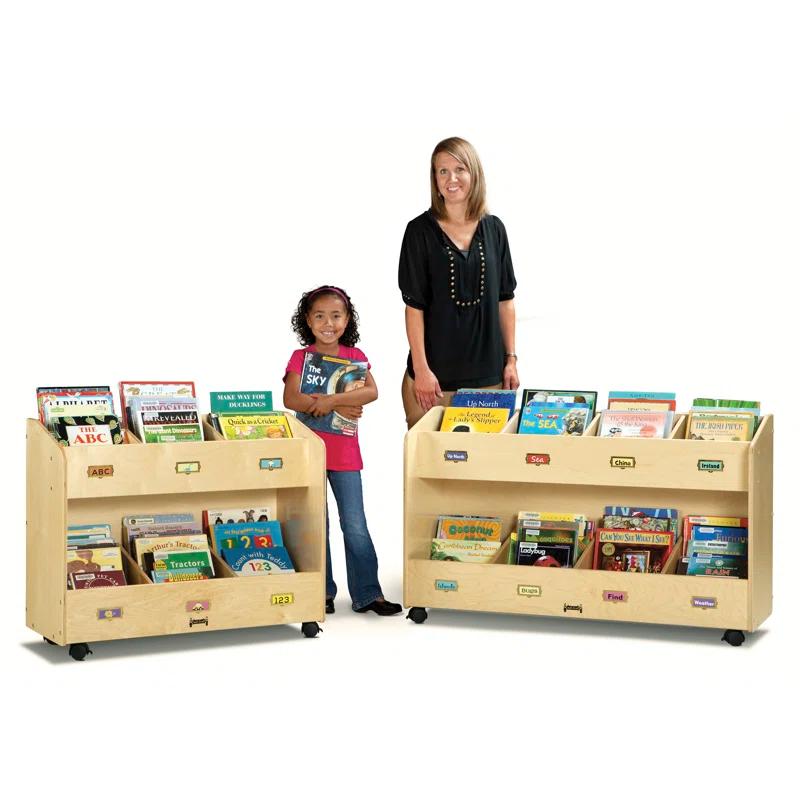Jonti-Craft Jonti-Craft® Mobile 8-Section Book Organizer
