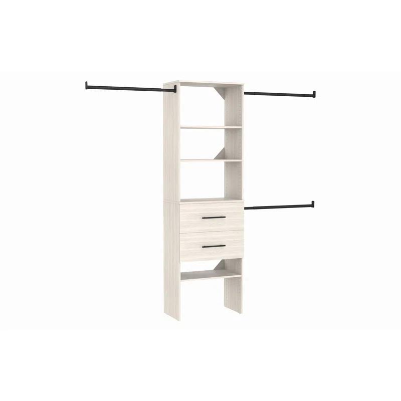 ClosetMaid SuiteSymphony 84" W -120" W Closet System Kit with Drawers