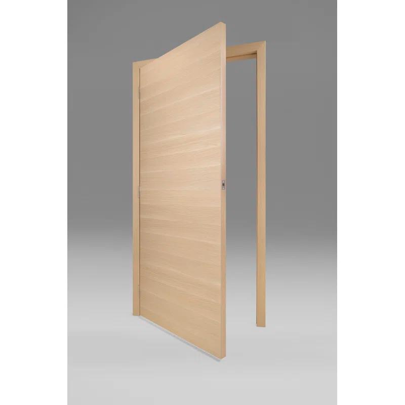LEGNORI Modern Pre-Hung Italian Interior Door White Oak Prefinished  Urban Liso