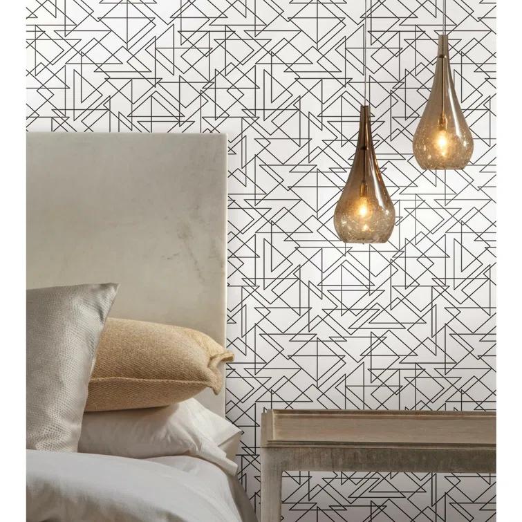 Peel & Stick Geometric Wallpaper