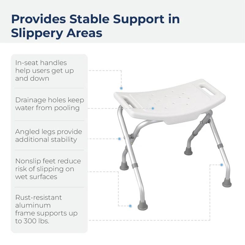 Rebrilliant Lisdale Shower Chair