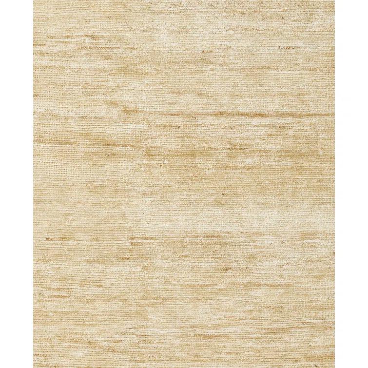 Momeni 9'x12' Organic Solid Handknotted Area Rug Natural: Jute & Cotton, Low Pile, Handmade, Indoor Rectangle Rug