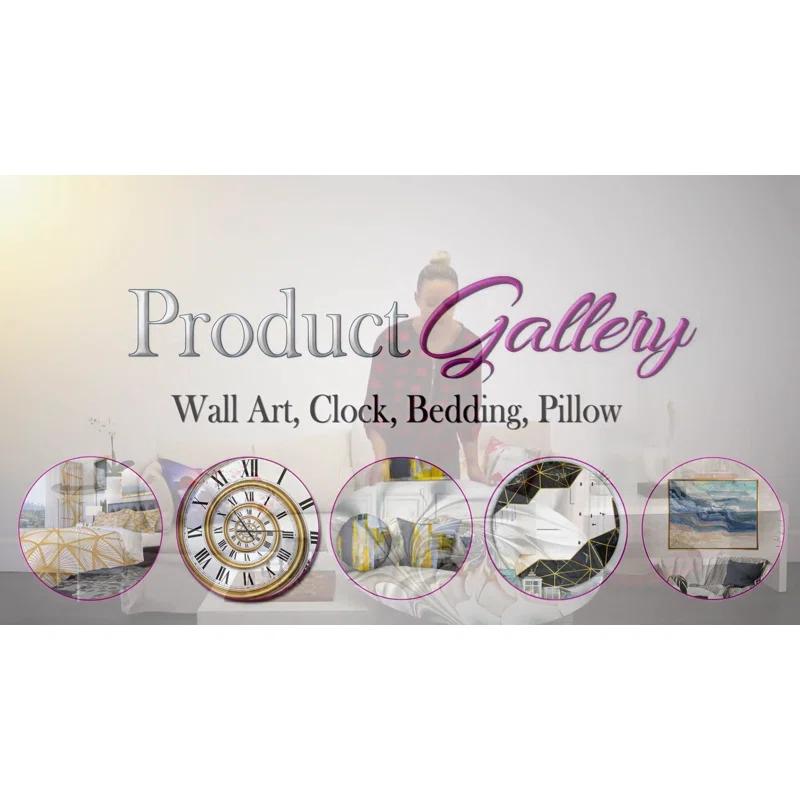 Design Art Cityscape Colorful Patterns I Oval Wall Mirror