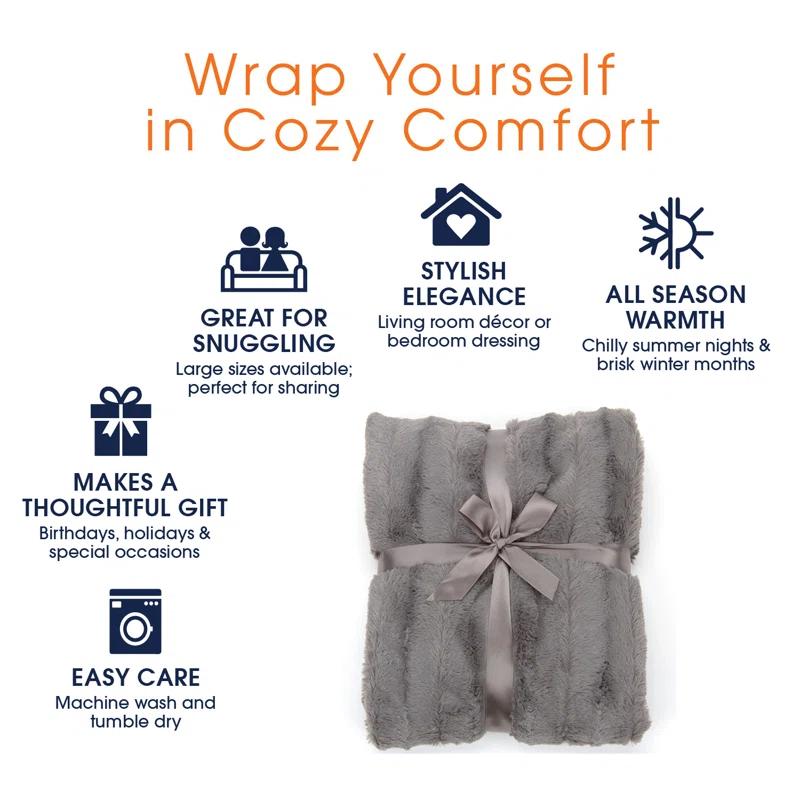 Cheer Collection  Throw Blanket & Reviews | Wayfair