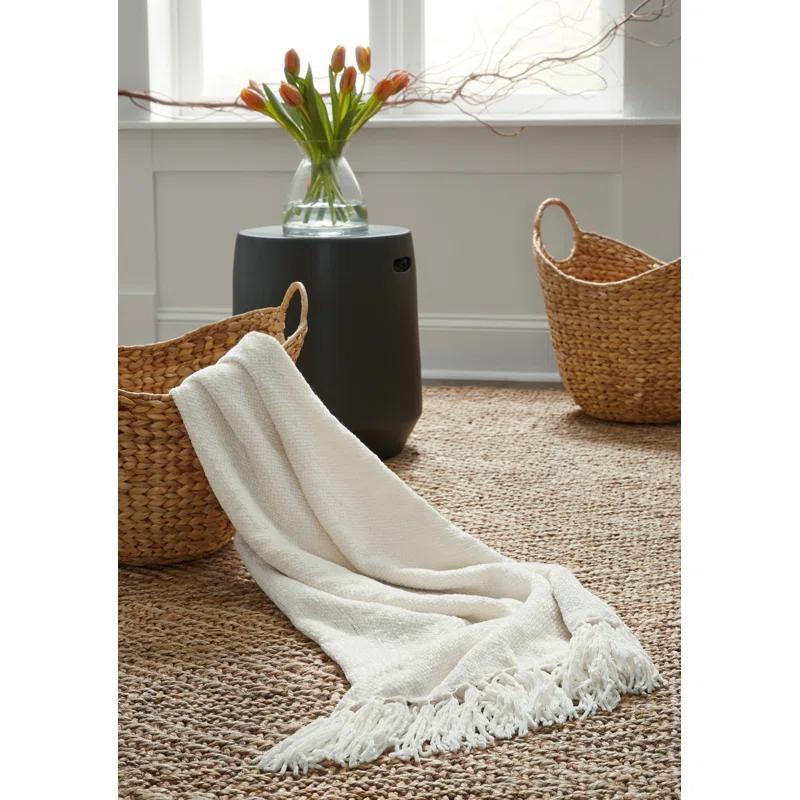 Ebern Designs Bullrush Hand Woven Throw Blanket