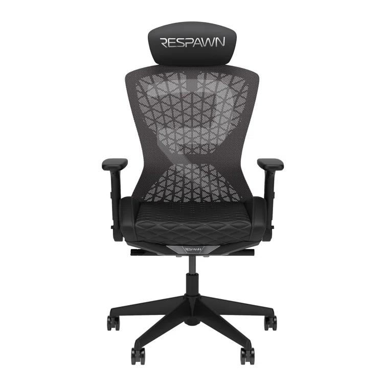 Respawn RESPAWN SPIRE Ergonomic Mesh Office Gaming Chair - High Back Home PC Computer Desk Reclining Gaming Chair, Adjustable Armrests, Adjustable Headrest, Knitted Mesh Back, Cooling Gel Seat