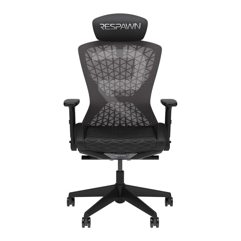 Respawn RESPAWN SPIRE Ergonomic Mesh Office Gaming Chair - High Back Home PC Computer Desk Reclining Gaming Chair, Adjustable Armrests, Adjustable Headrest, Knitted Mesh Back, Cooling Gel Seat