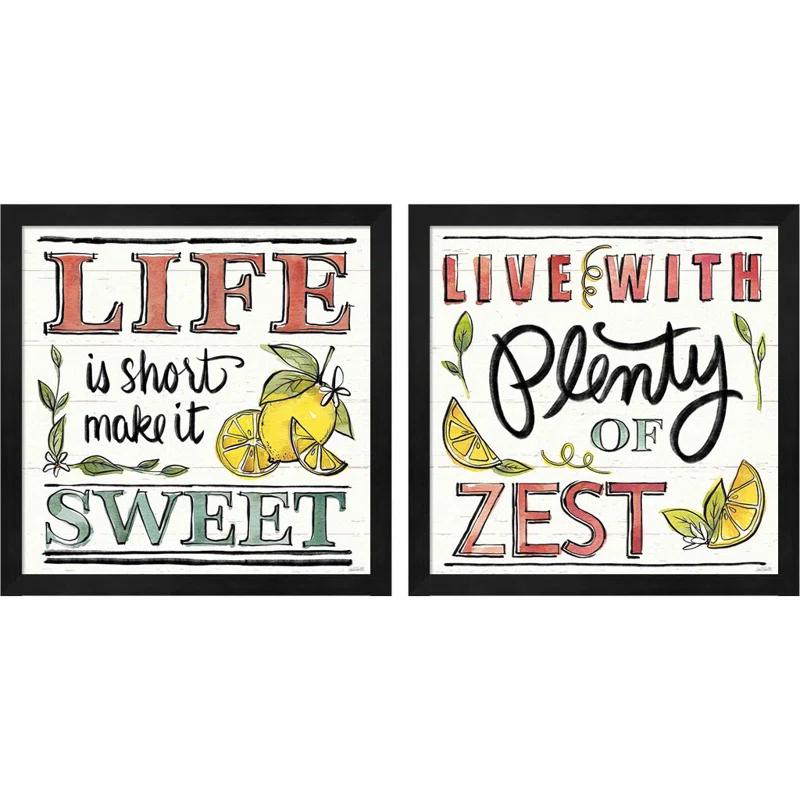 " Lemonade Stand IV & V " by Anne Tavoletti 2 - Pieces