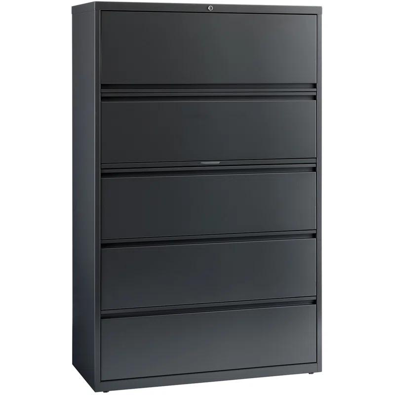 Inbox Zero Pabel 36'' Wide 5 -Drawer Steel File Cabinet