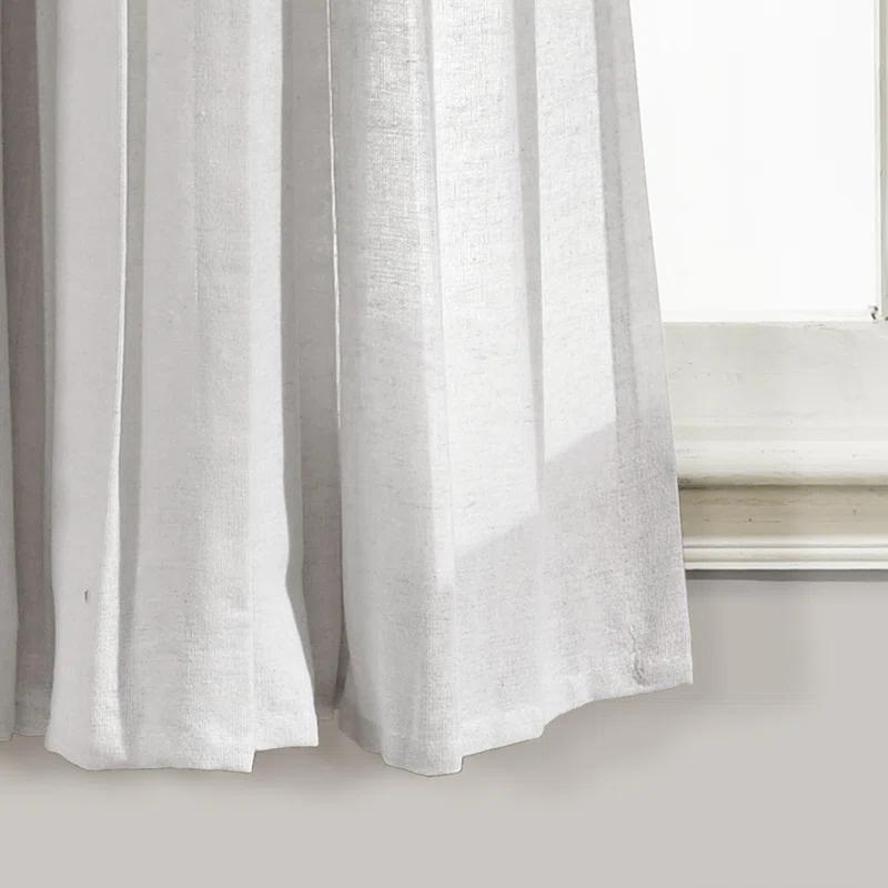 Lush Decor Semi Sheer Curtain Single Panel