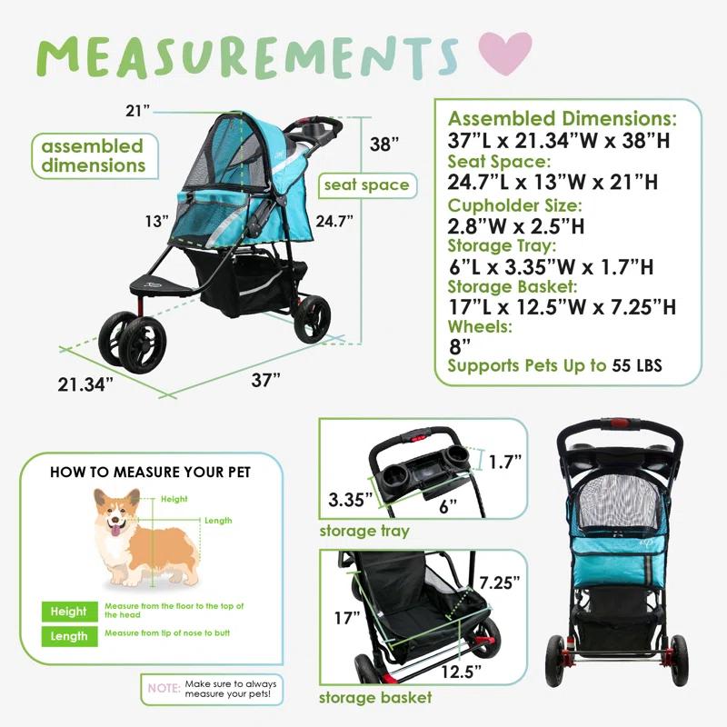 Petique Petique Revolutionary Pet Stroller