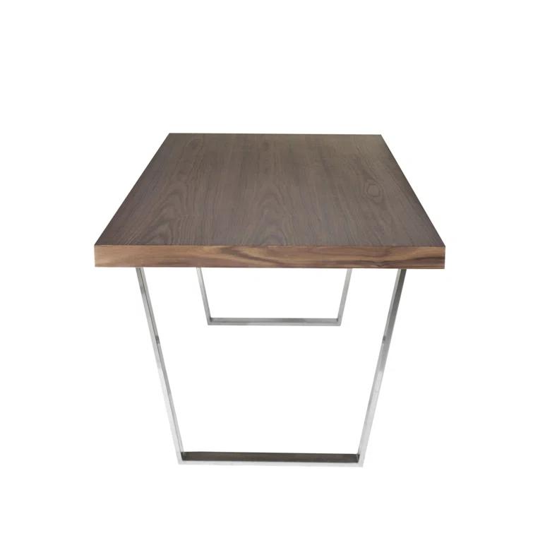 Benjara Metal Base Dining Table